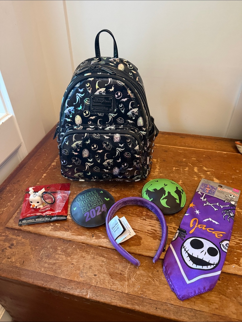 Loungefly Nightmare Before Christmas Holographic mini Backpack